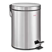 Ведро-контейнер для мусора (урна) с педалью LAIMA Classic, 12 л, зеркальное, нержавеющая сталь, со съемным внутренним ведром во Владикавказе