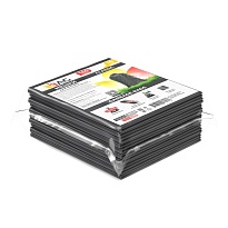 Мешки для мусора 160 л, серые, в пачке 10 шт., ПВД, 40 мкм, 900х1100 мм, i-Bag во Владикавказе