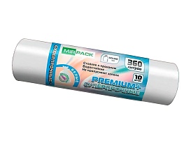 Мешки для мусора 360 л, белые, в рулоне 10 шт., ПВД 65 мкм, 1400х1000 мм, PREMIUM+, 3601015302 во Владикавказе Мешки для мусора 360 л, белые, в рулоне 10 шт., ПВД 65 мкм, 1400х1000 мм, PREMIUM+, 3601015302 во Владикавказе