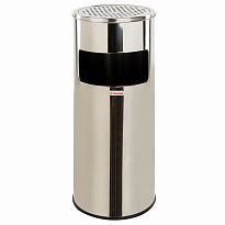 Урна с пепельницей 27 л, нержавеющая сталь, зеркальная, LAIMA PROFESSIONAL во Владикавказе