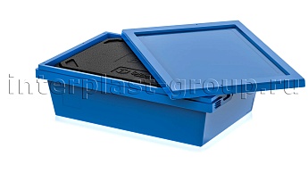 Изотермический контейнер KV 6416 в сборе с крышкой голубой во Владикавказе