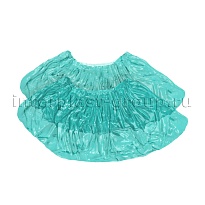 Бахилы бирюзовые 2000 шт (1000 пар), 16 мкм, однослойные, с одной резинкой, Эконом во Владикавказе