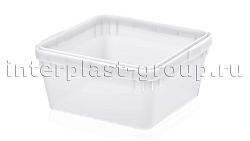 Куботейнер (ящик пластиковый) для меда и икры белый