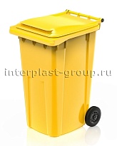Контейнер для мусора 240 л желтый облегченный 240 желтый во Владикавказе