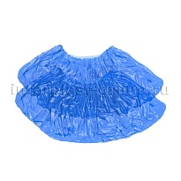 Бахилы голубые 2000 шт (1000 пар), 16 мкм, однослойные, с одной резинкой, Эконом во Владикавказе