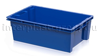 Ящик универсальный для овощей, фруктов и хлеба сплошной синий во Владикавказе