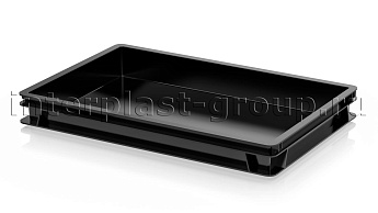 Ящик для полуфабрикатов сплошной черный во Владикавказе