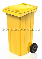 Мусорный контейнер 120 л желтый 120 желтый во Владикавказе Мусорный контейнер 120 л желтый 120 желтый во Владикавказе