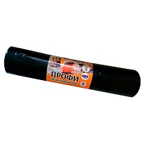 Мешки для мусора 480 л, черные, в рулоне 5 шт., ПВД, 65 мкм, 1700х1300 мм, Концепция Быта Профи, 603735 во Владикавказе