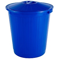 Мусорный бак с крышкой 70 л синий 70 синий во Владикавказе Мусорный бак с крышкой 70 л синий 70 синий во Владикавказе